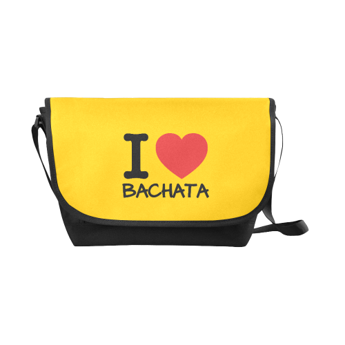I Love Bachata Messenger Bag New Messenger Bag (Model 1667