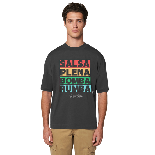 Salsa Bomba Plena Rumba Premium Organic Oversized T-Shirt