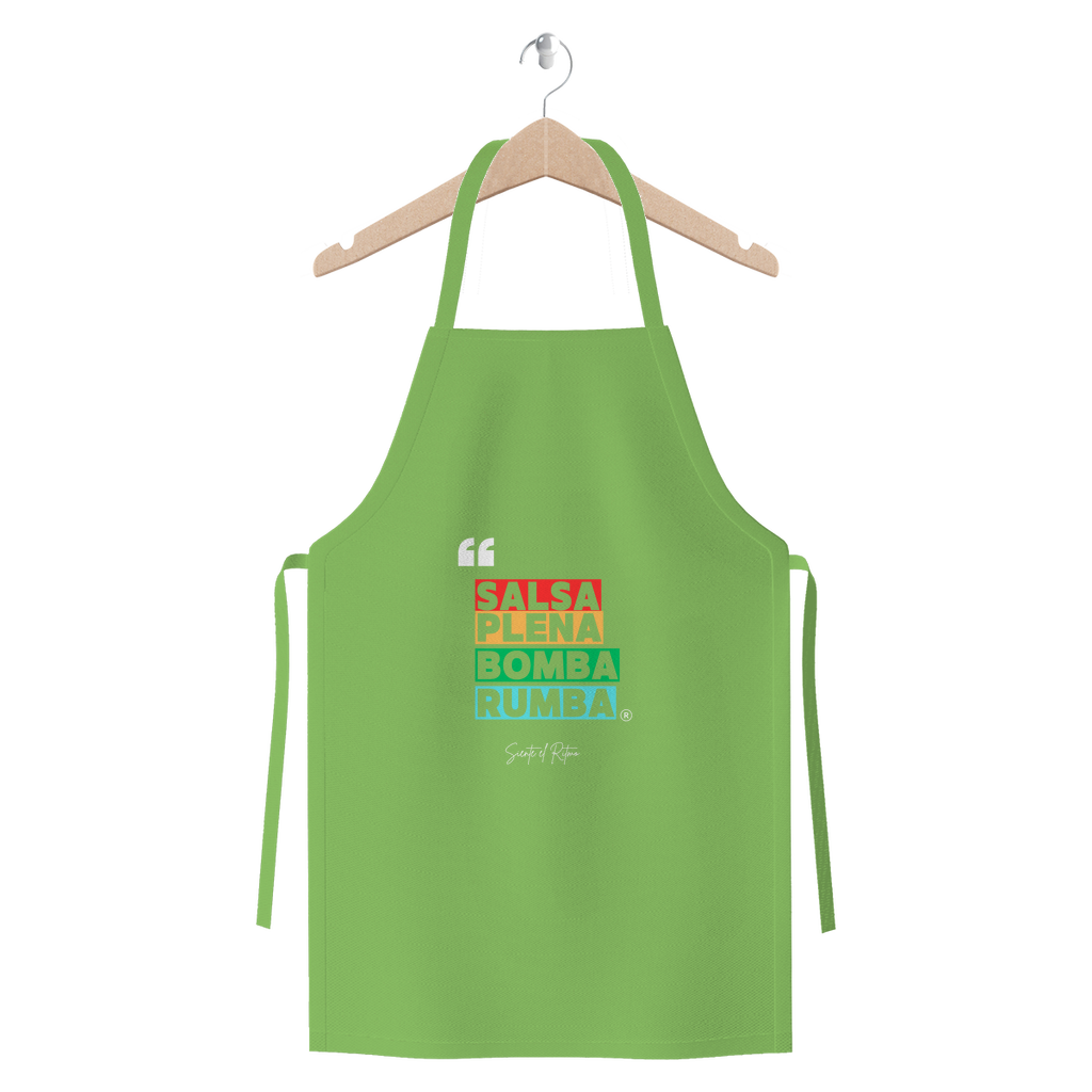 Salsa Bomba Plena Rumba Premium Jersey Apron