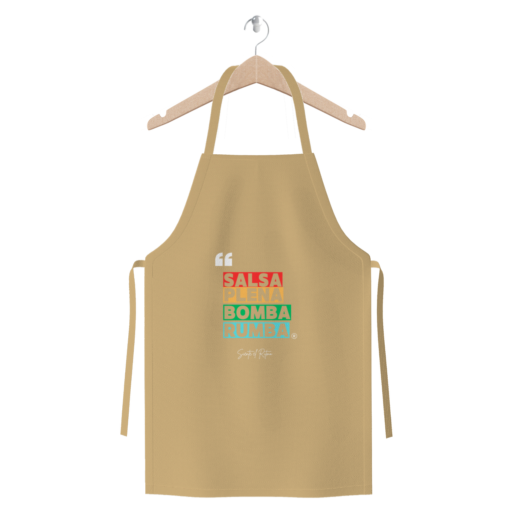 Salsa Bomba Plena Rumba Premium Jersey Apron