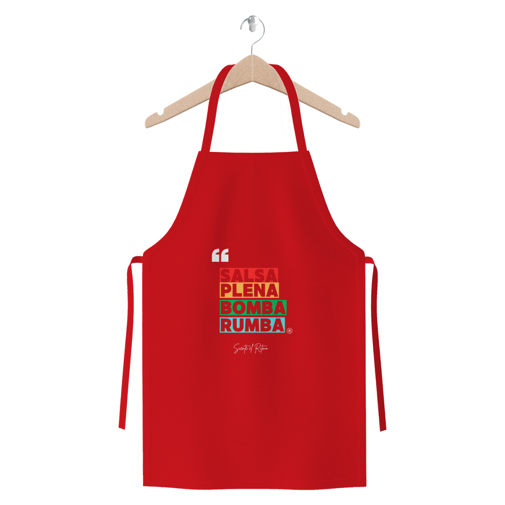 Salsa Bomba Plena Rumba Premium Jersey Apron