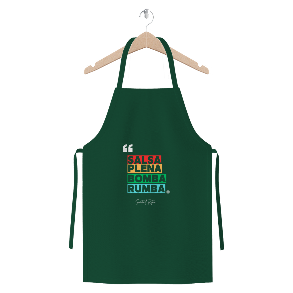 Salsa Bomba Plena Rumba Premium Jersey Apron