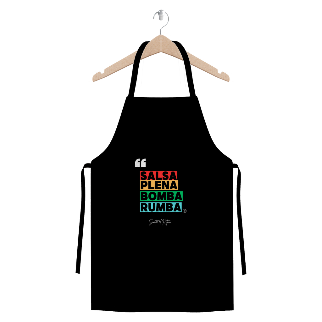 Salsa Bomba Plena Rumba Premium Jersey Apron