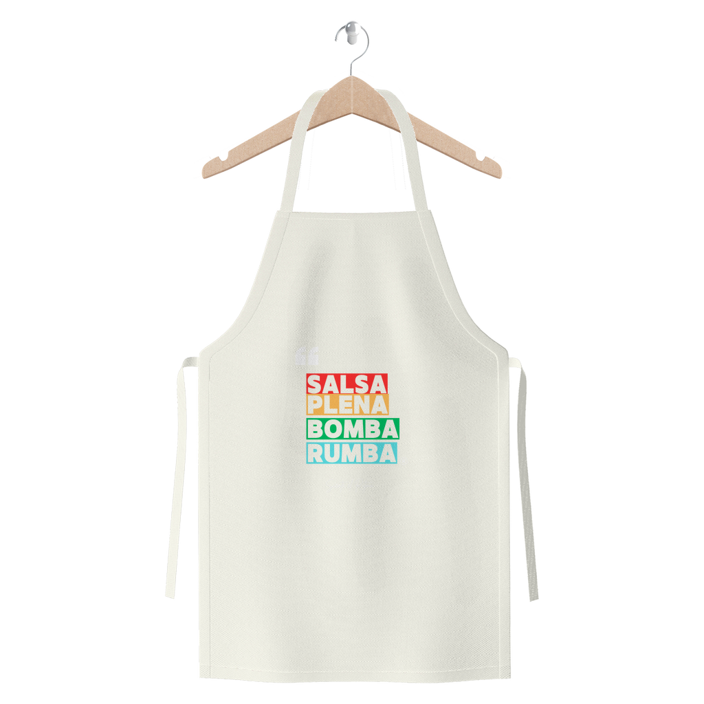 Salsa Bomba Plena Rumba Premium Jersey Apron