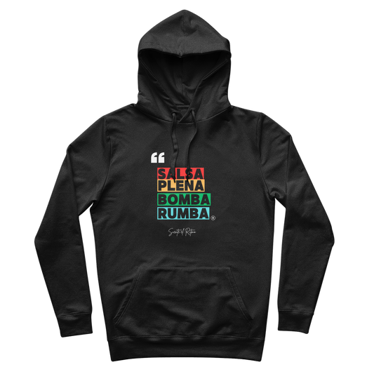 Salsa Bomba Plena Rumba 100% Organic Cotton Hoodie