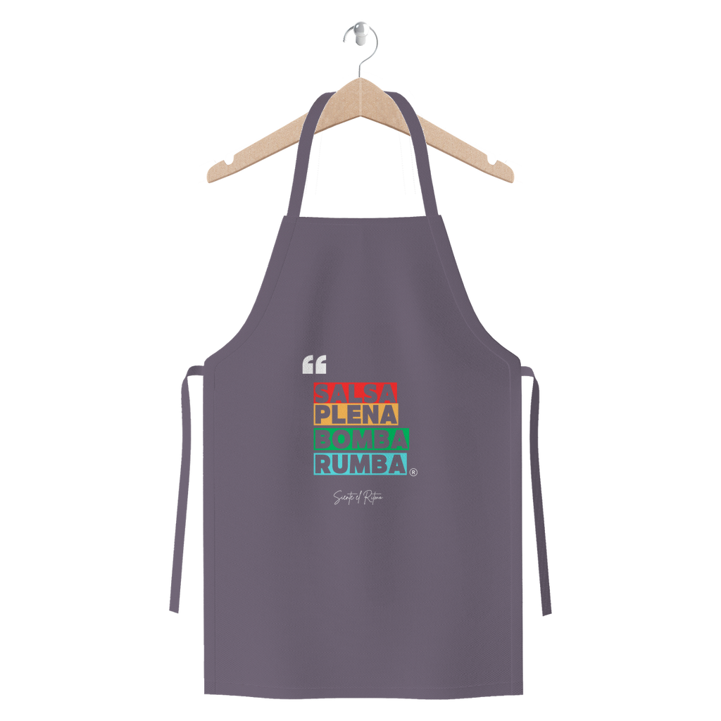 Salsa Bomba Plena Rumba Premium Jersey Apron