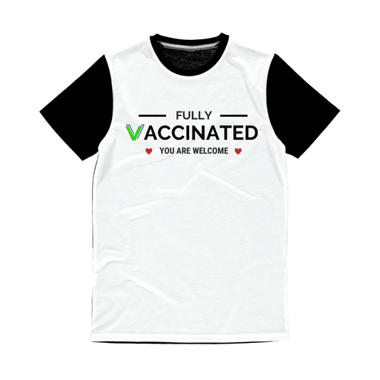 vaccinated Classic Sublimation Panel T-Shirt - World Salsa Championships