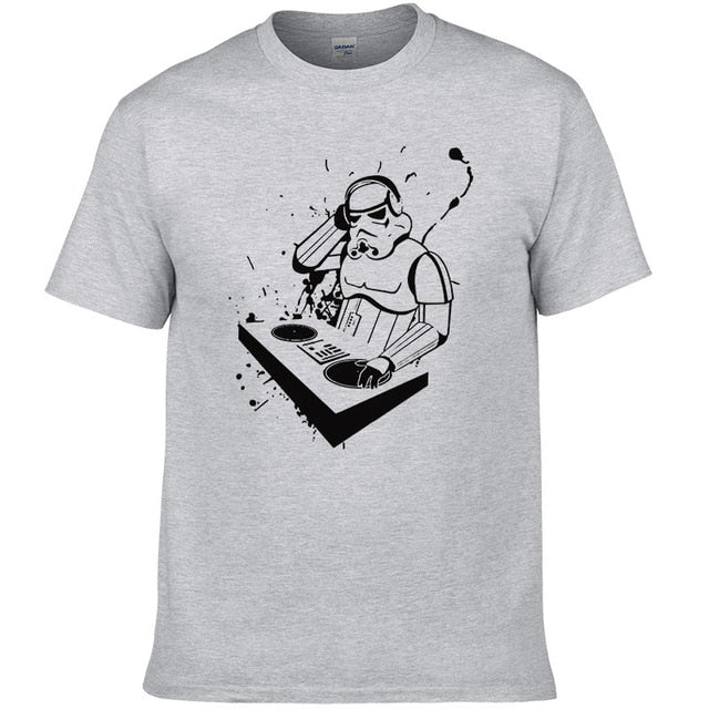 Creative design DJ Printed Star Wars T Shirt Men Women funny Tees Shor –  World Salsa Championships